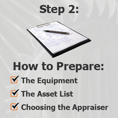 How to prepare the Equipment for Appraisal